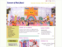 Tablet Screenshot of conventofranijhansi.com